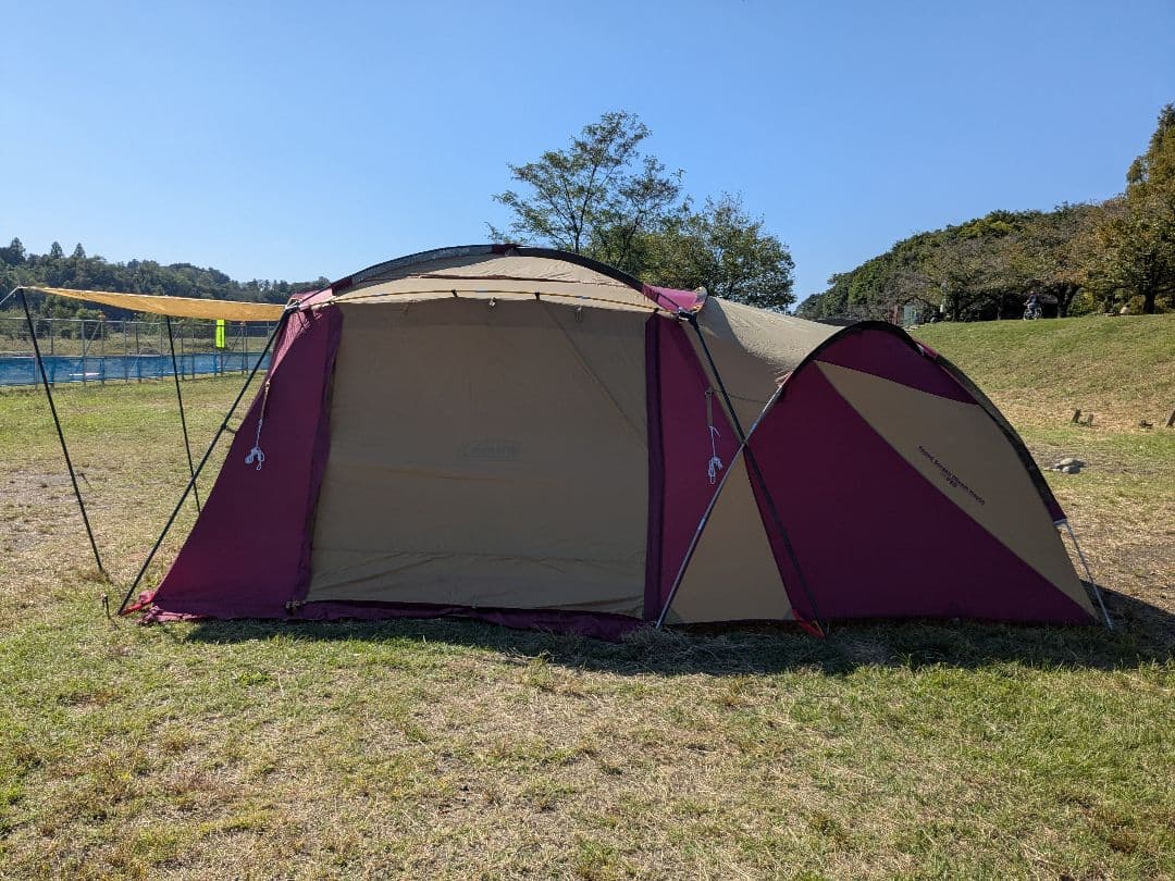 コールマン　ラウンドスクリーン2ルームハウス（バーガンディ）ツールームテント