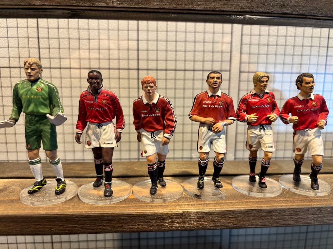 レア　マンチェスター・ユナイテッド サッカー　フィギュアセット6体セット