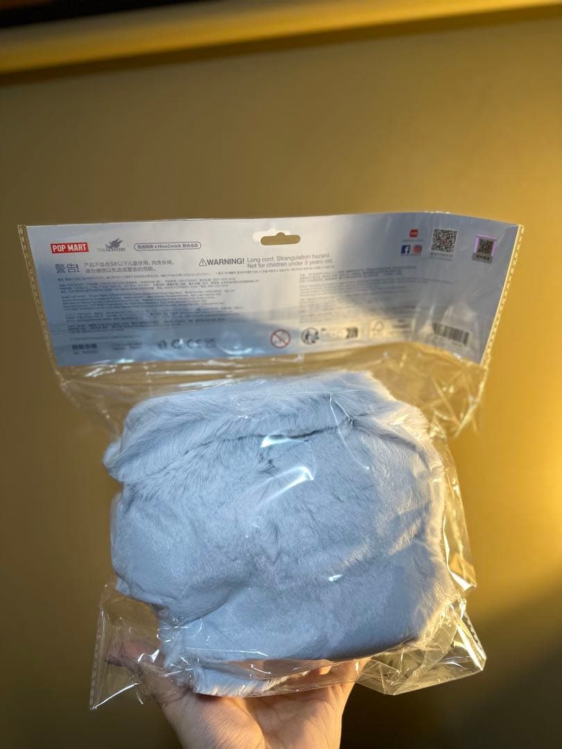 THE MONSTERS Classic Plush Flower Bag 水色