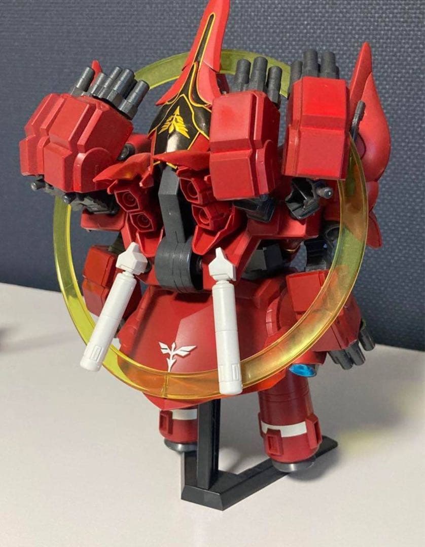 BB戦士392 ネオ・ジオング　塗装品 ガンダムヘッドコレクション　ユニコーン