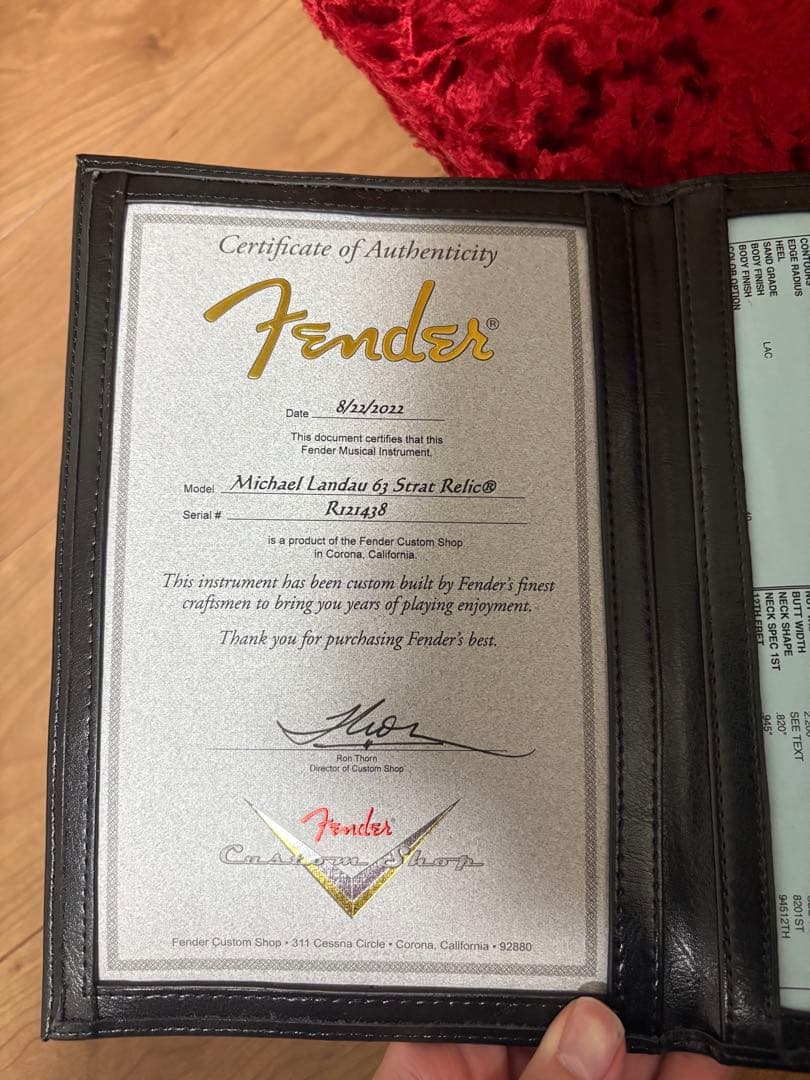 【はやお】Fender CustomShop Michael Landau