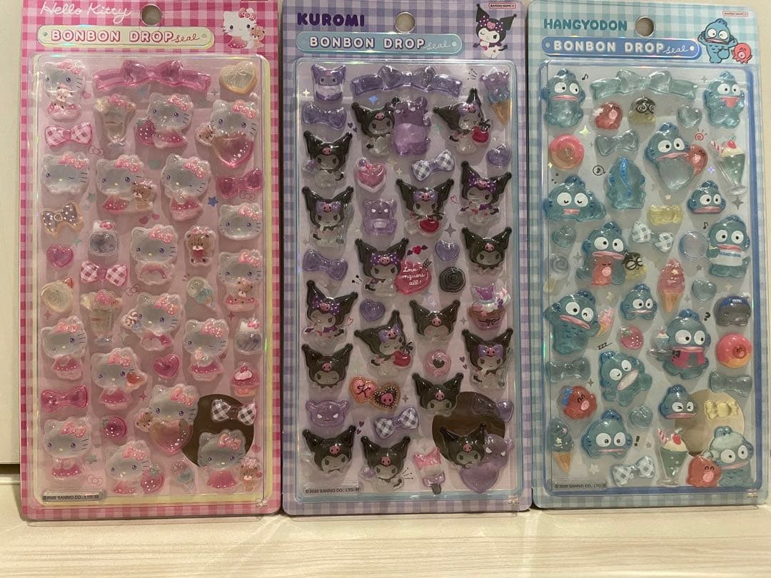 【正規品】サンリオ第二弾　ボンボンドロップシール　6セット