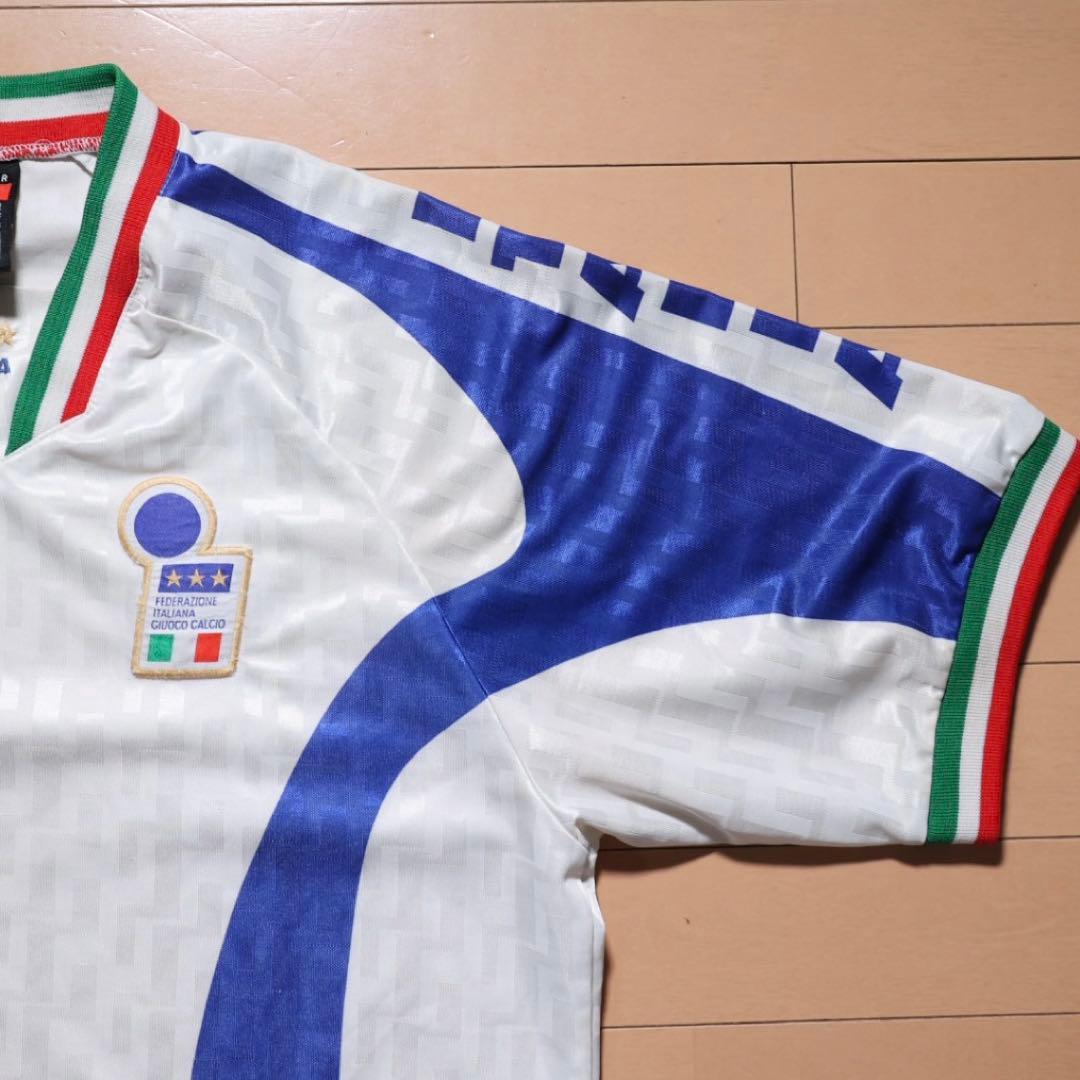95年 NIKE サッカー イタリア代表 ユニフォーム ゲームシャツ UK L
