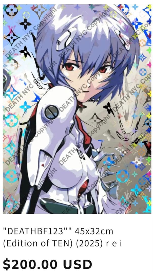 ★世界限定10枚★ DEATH NYC アート ポスター ev102
