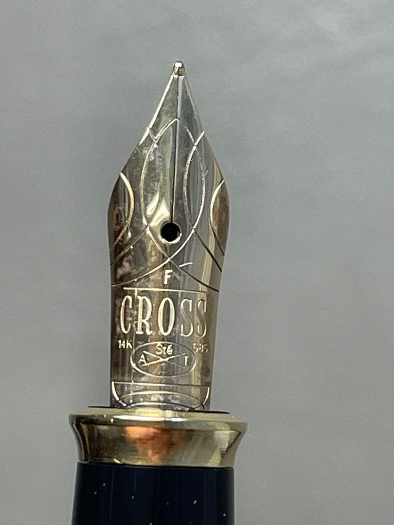 CROSSクロス万年筆タウンゼント マーブルグリーン 14K585 ゴールド金具