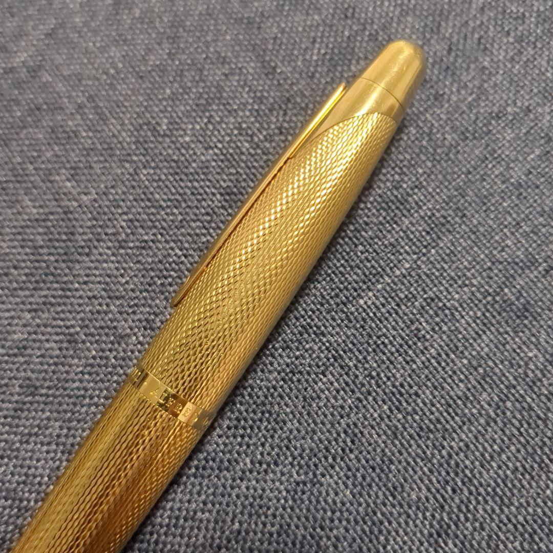 A.DUNHILL ダンヒル 万年筆 AD2000 ゴールドプレート バーレイM