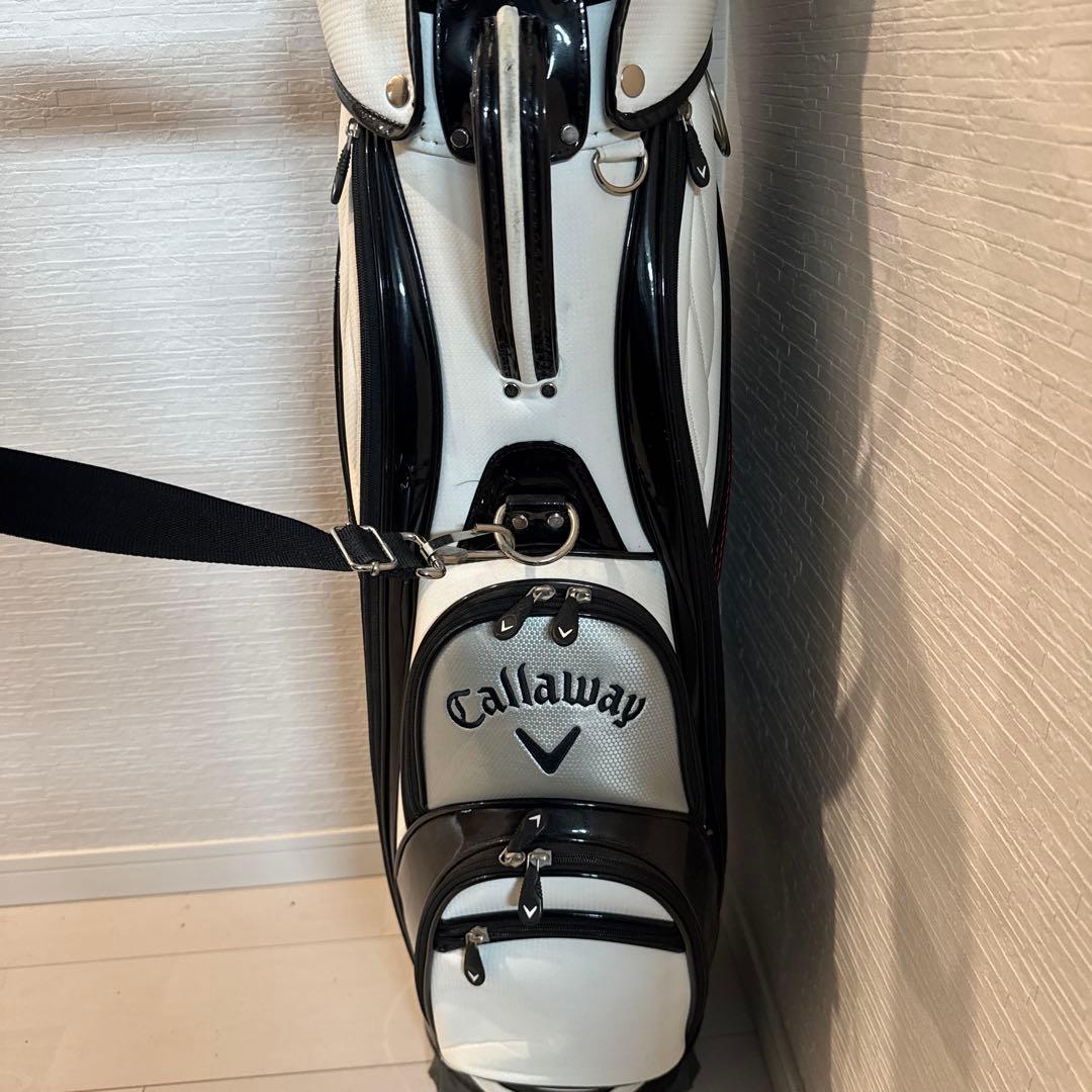 Callaway キャロウェイ　ゴルフバッグ　白　ホワイト　キャディバッグ