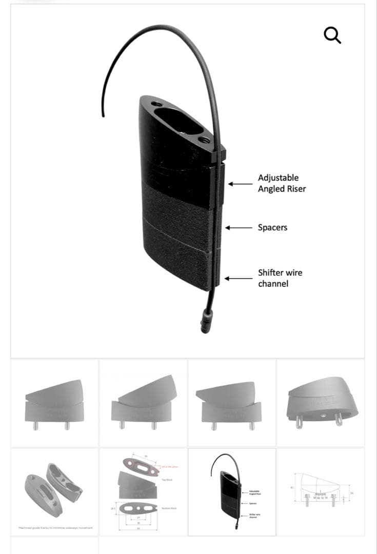 fast TT DHバー アングルスペーサー プロファイルデザイン TTバイク