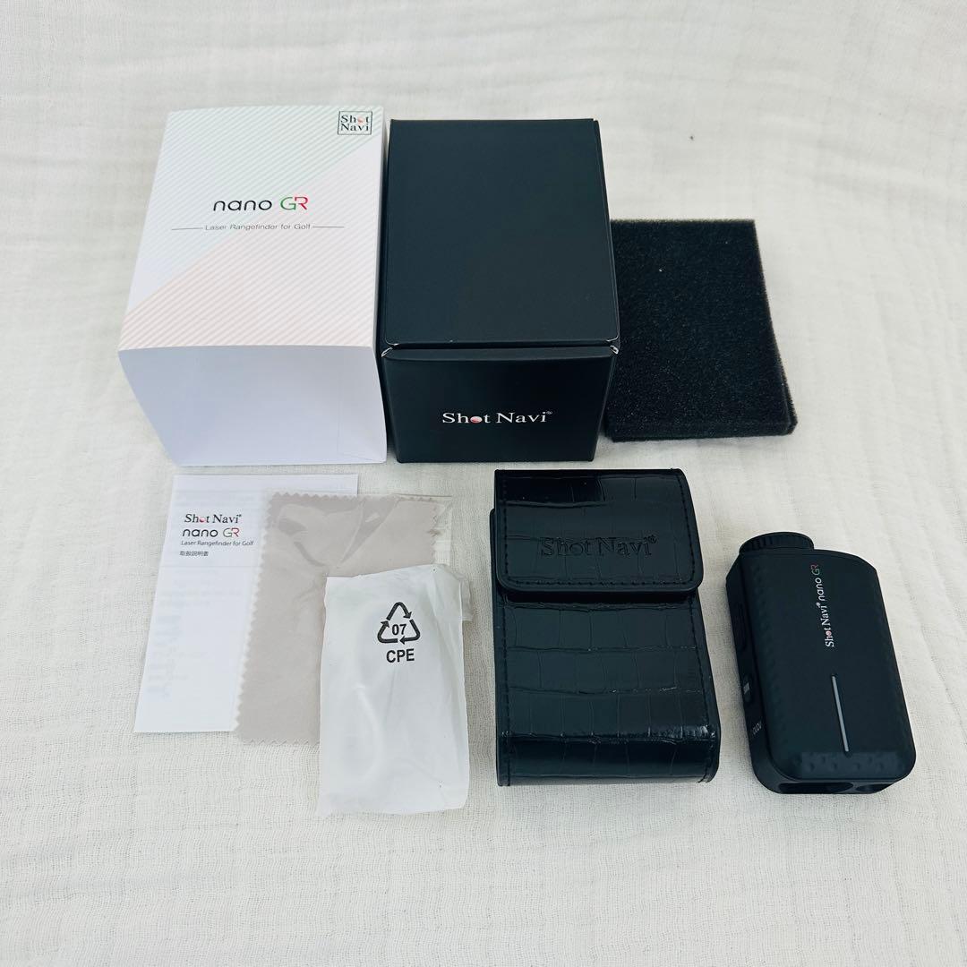ゴルフ LASERSNIPER NANO GR BK ショットナビ レーザー
