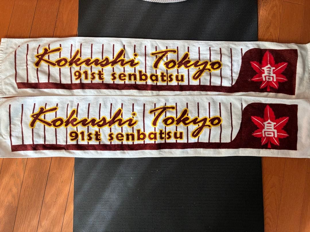 国士舘高校 野球部 公式戦ユニフォーム上下 選抜出場タオル付き