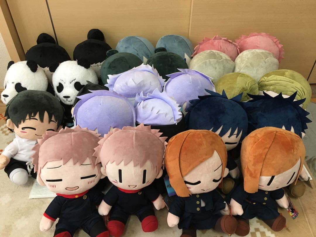 呪術廻戦　BIGぬいぐるみ　bigぬいぐるみ　プライズ　クレーンゲーム　タグ