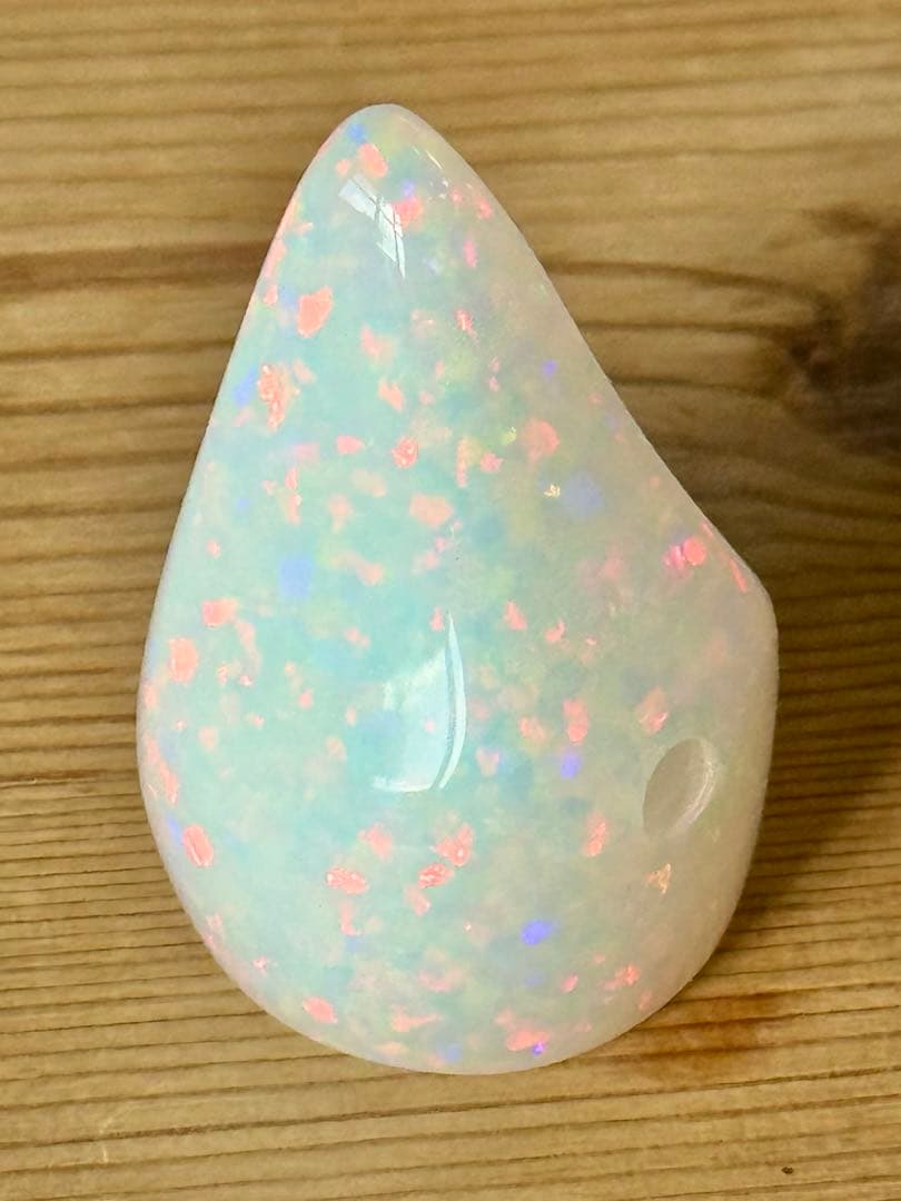 沖縄三線　ド派手な人工オパールバチ