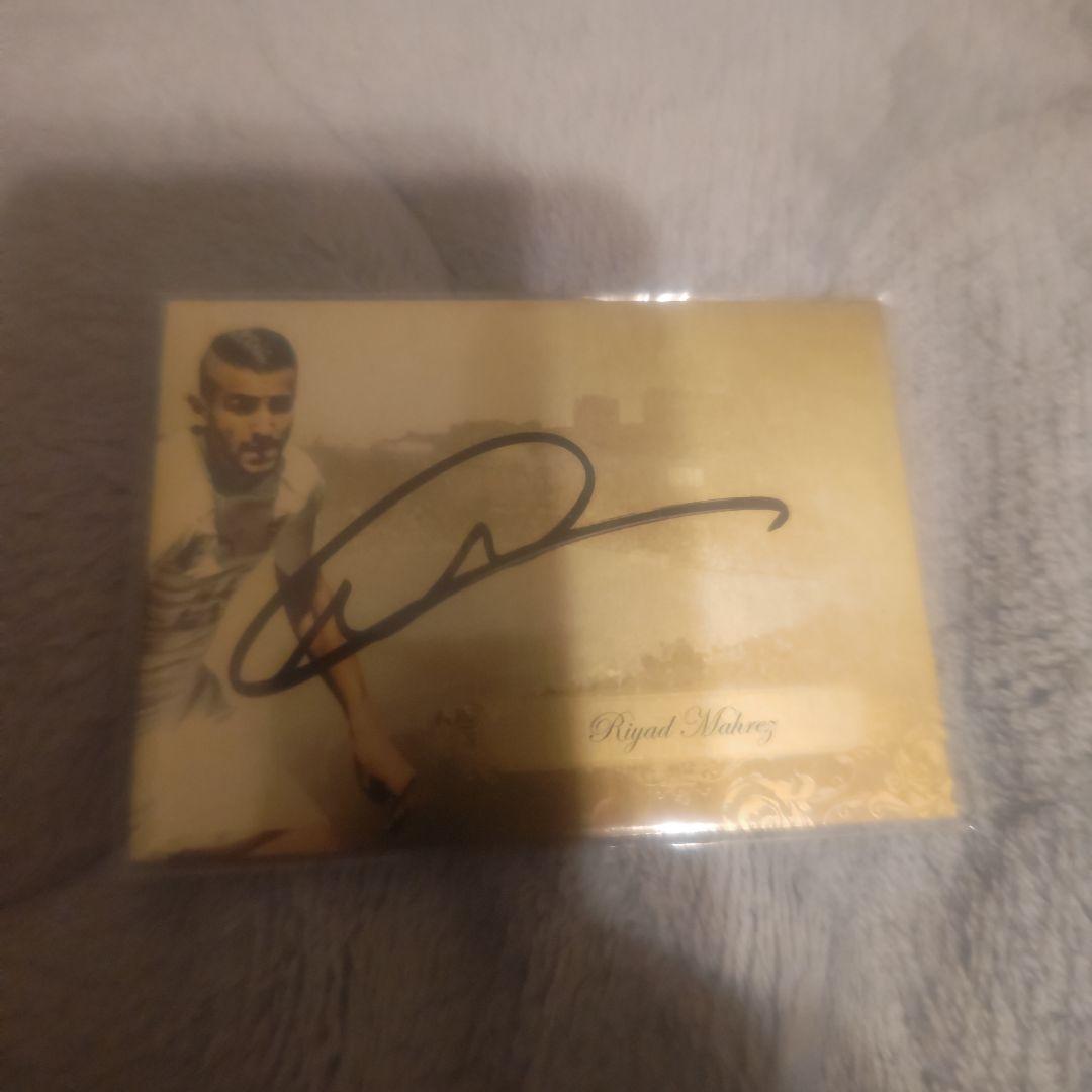リヤド・マフレズ サイン入りカード 限定17/35