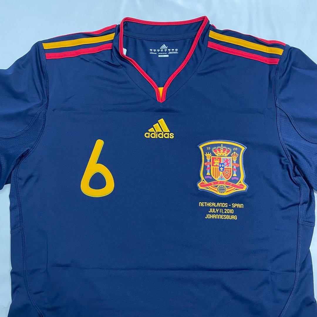 adidas スペイン代表 2010W杯 決勝 アウェイユニホーム イニエスタ