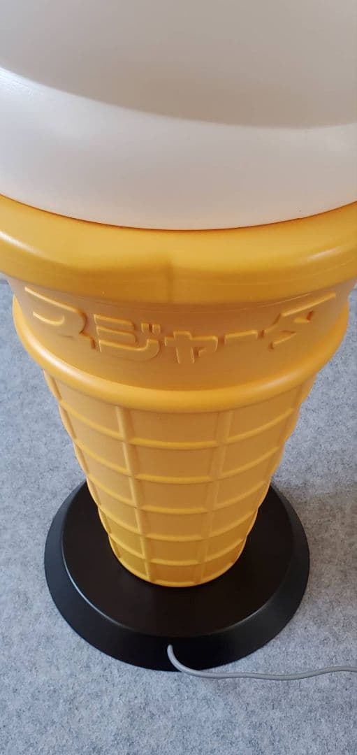 ソフトクリーム スジャータ TOMI 看板 ランプ 販促 昭和レトロ