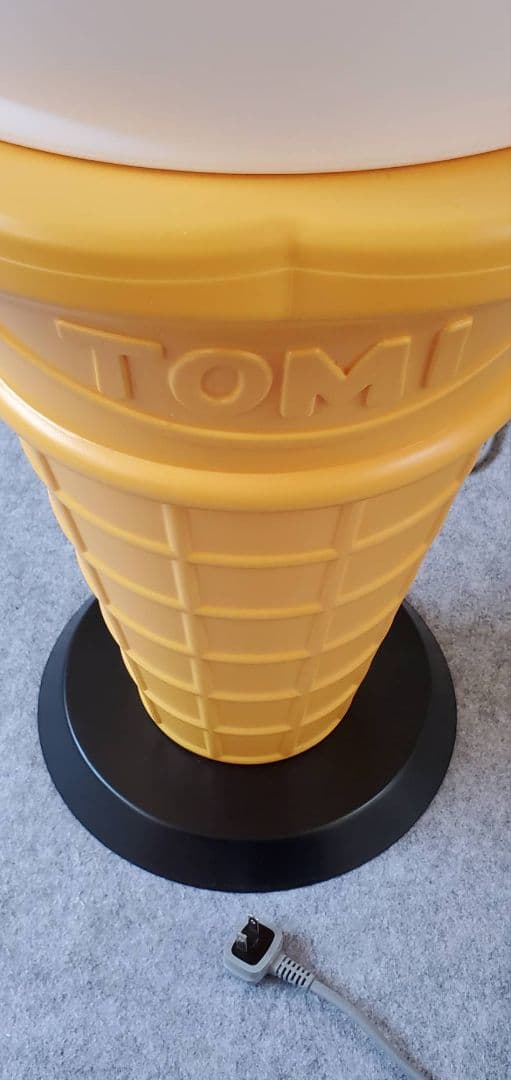 ソフトクリーム スジャータ TOMI 看板 ランプ 販促 昭和レトロ