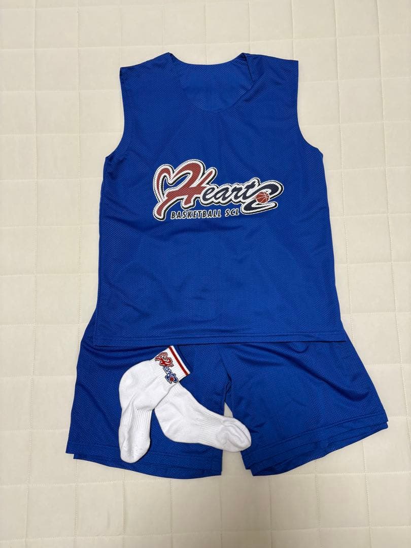 ハーツ Hearts バスケットボール スクール ユニフォーム セット M