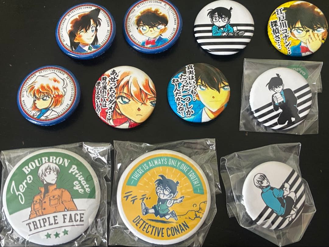 名探偵コナン　青山剛昌ふるさと館　缶バッジ　セット