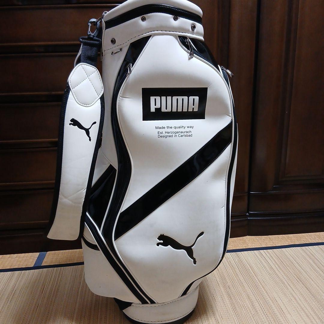 T*U様 PUMA キャディバッグ ホワイト/ブラック