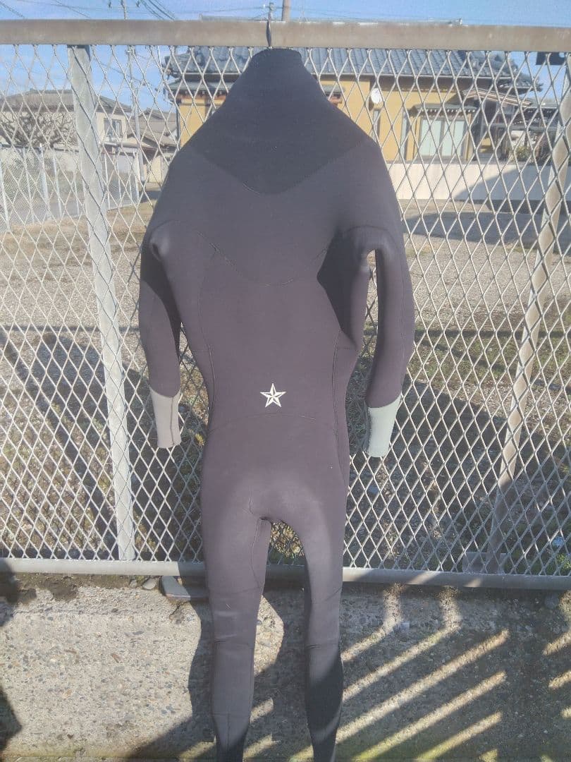 エアタイト　ネックエントリー　セミドライ　М〜ML程度 ウェットスーツ　リング付