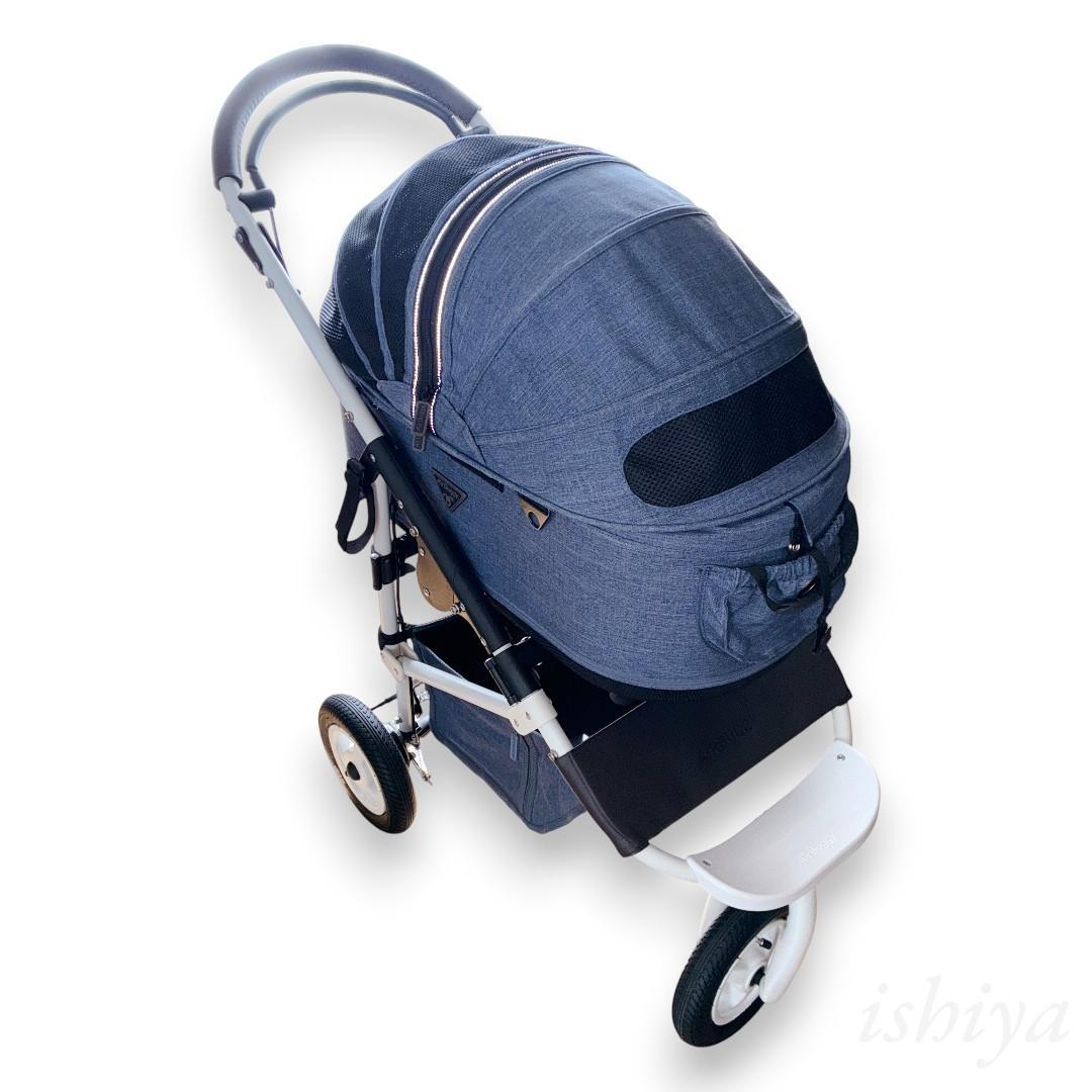 【極美品】エアバギー for dog ドーム２ 希少デニムカラー Mサイズ