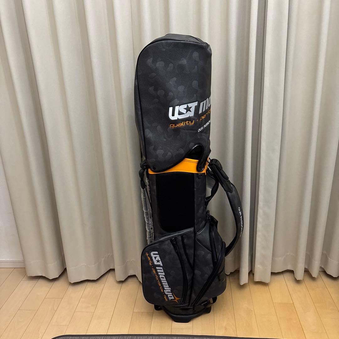 UST mamiya カモフラキャディバッグ スタンド付き