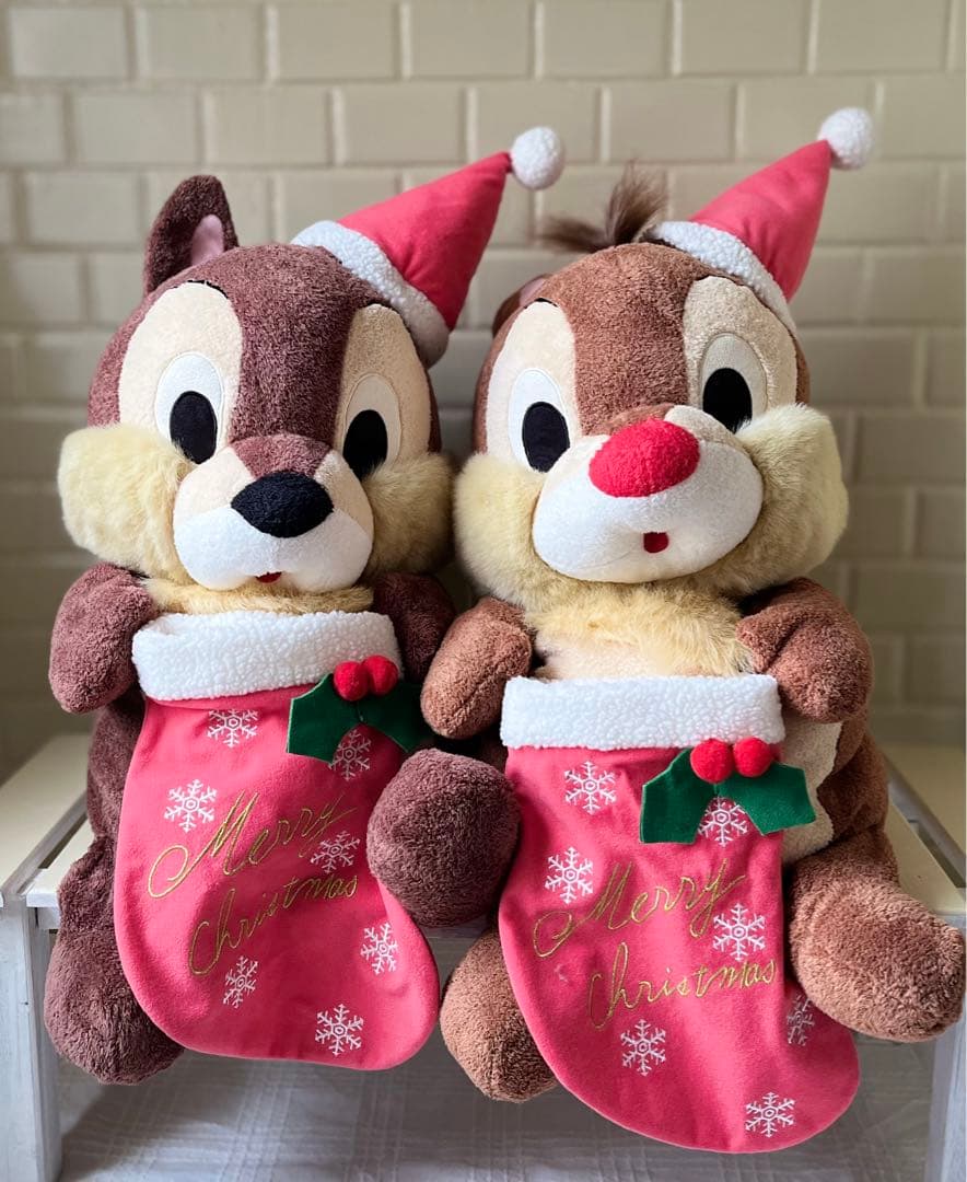 チップとデール BIGぬいぐるみ クリスマス