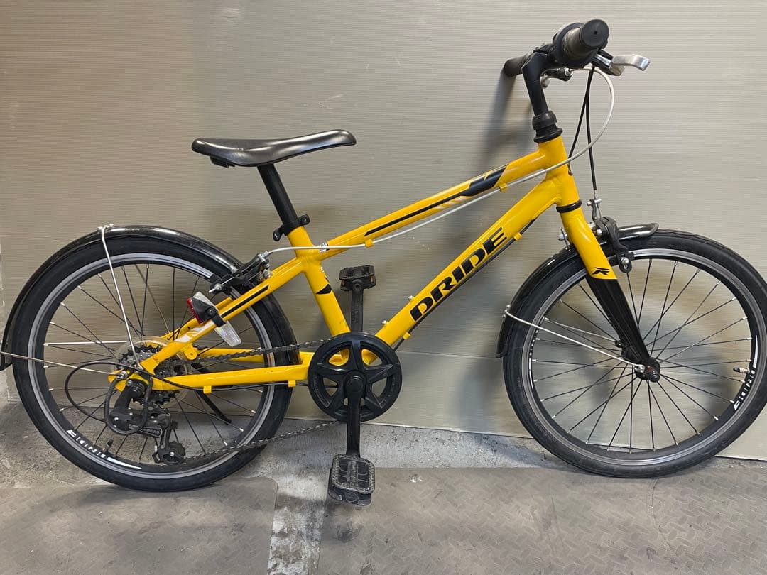 中古子供自転車 20インチ 軽量アルミフレーム 点検整備済み