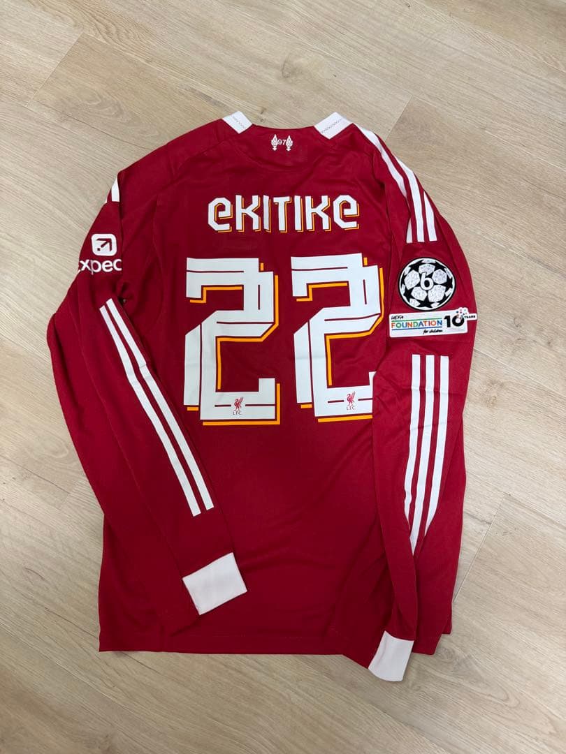 リヴァプール　長袖　ユニフォーム　エキティケ　M