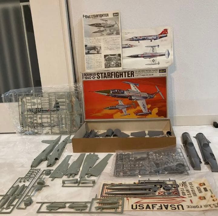 【Hasegawa】アメリカ戦闘機　プラモデル3点セット