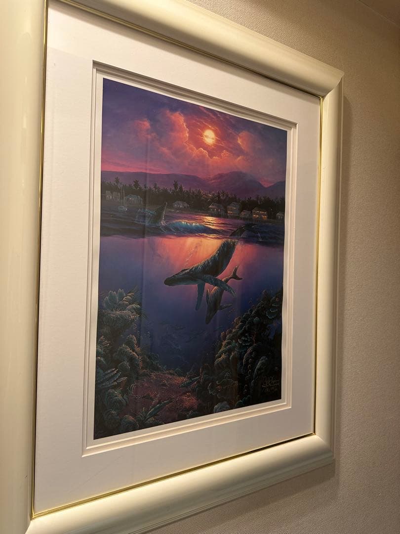 値下げ！ラッセン 「マウイ ホエール シンフォニー」シルクスクリーン