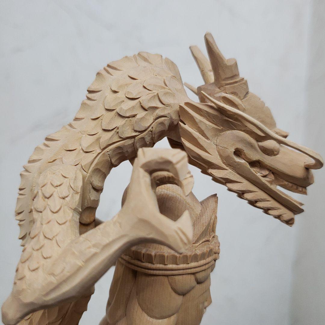 Ｂフライデー蔵出し特価中希少仏像★柘植 白山大権現7寸立白山妙理権現 約38cm