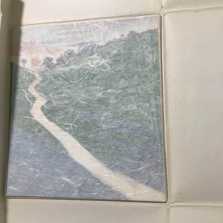 値下げ！三輪  晁勢 色紙画