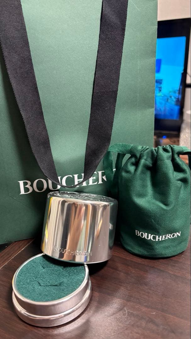 ブシュロン　リングケース 空箱・巾着・手提げ袋セット