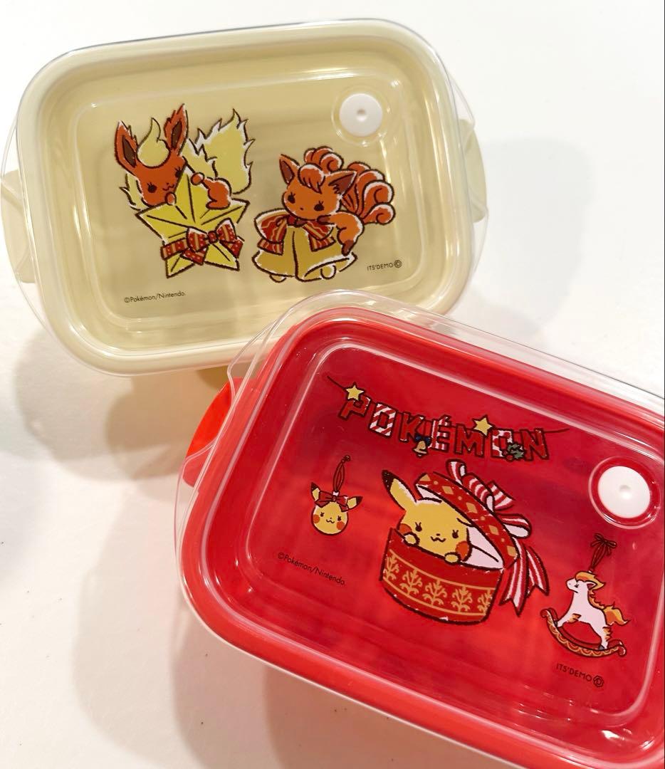 イッツデモ　ポケモン　クリスマスモチーフ　保存容器