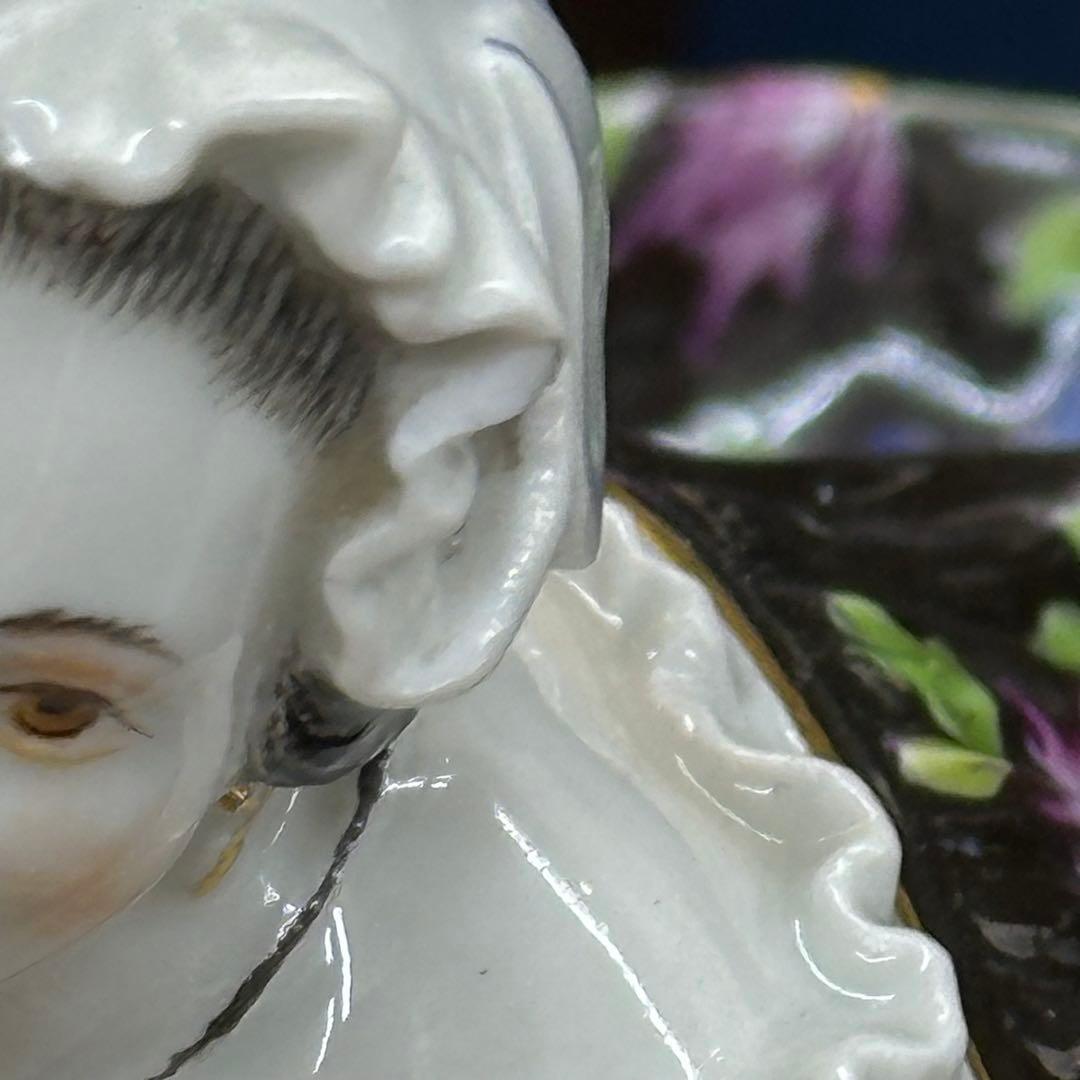 マイセン　フィギュリン　アウグストⅢ世とマリア　東Y8-0130☆2Fトトコニ