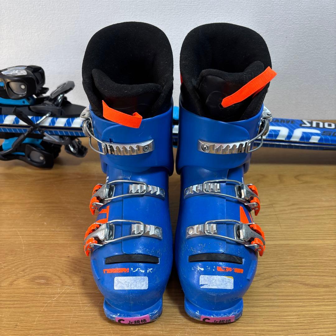 ジュニアスキーセット　130cm LANGE 21-21.5cm