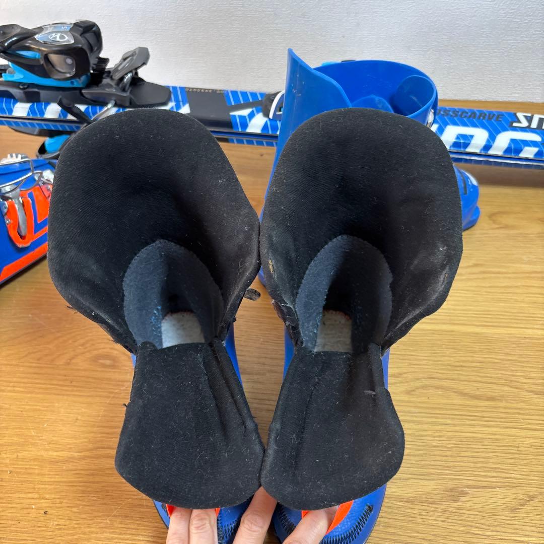 ジュニアスキーセット　130cm LANGE 21-21.5cm