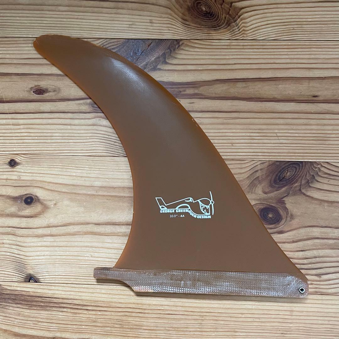 美品 ジョージグリノー グリノーフィン 4A 10 kelp シングルフィン