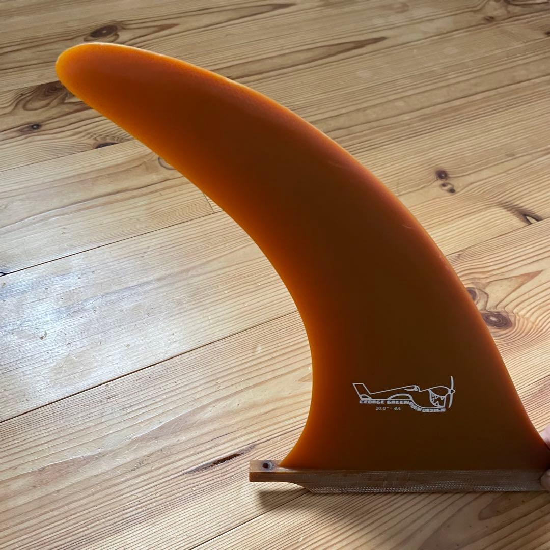 美品 ジョージグリノー グリノーフィン 4A 10 kelp シングルフィン