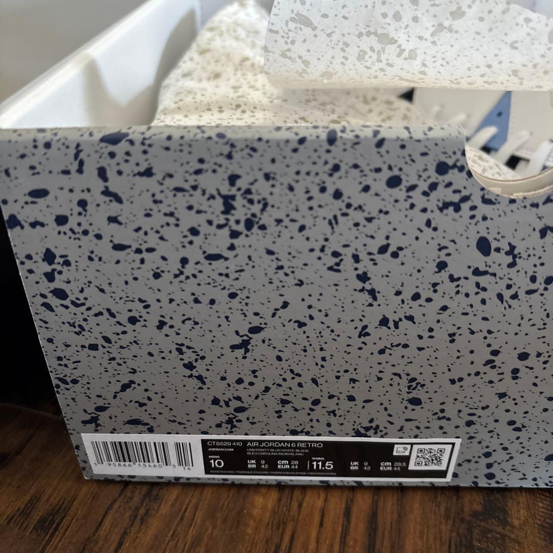 シューズ(男性用) Air Jordan 6 unc 28cm