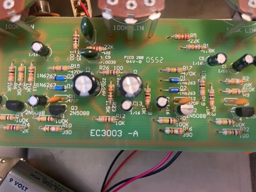 big muff リイシュー初期型 ec3003-a基板