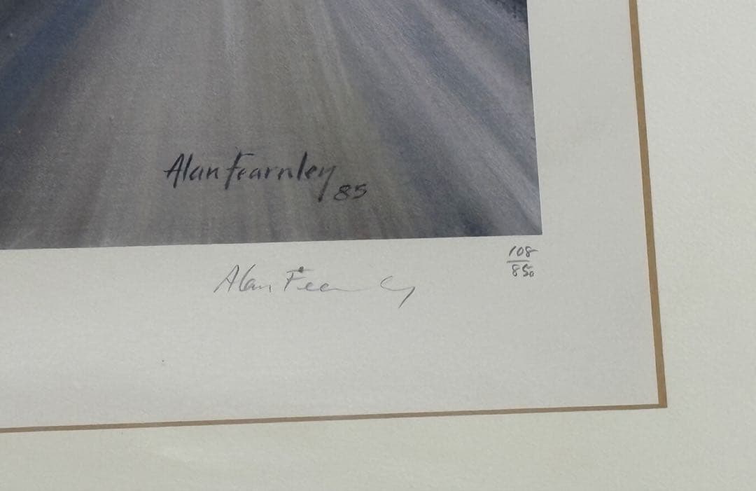 直筆サイン アラン・プロスト F1 リトグラフ マクラーレン TAGポルシェ