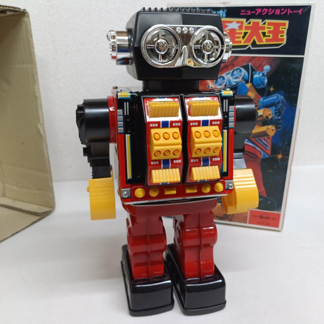 B33 デッドストック 当時物 堀川玩具 ブリキ ジャンボ 火星大王