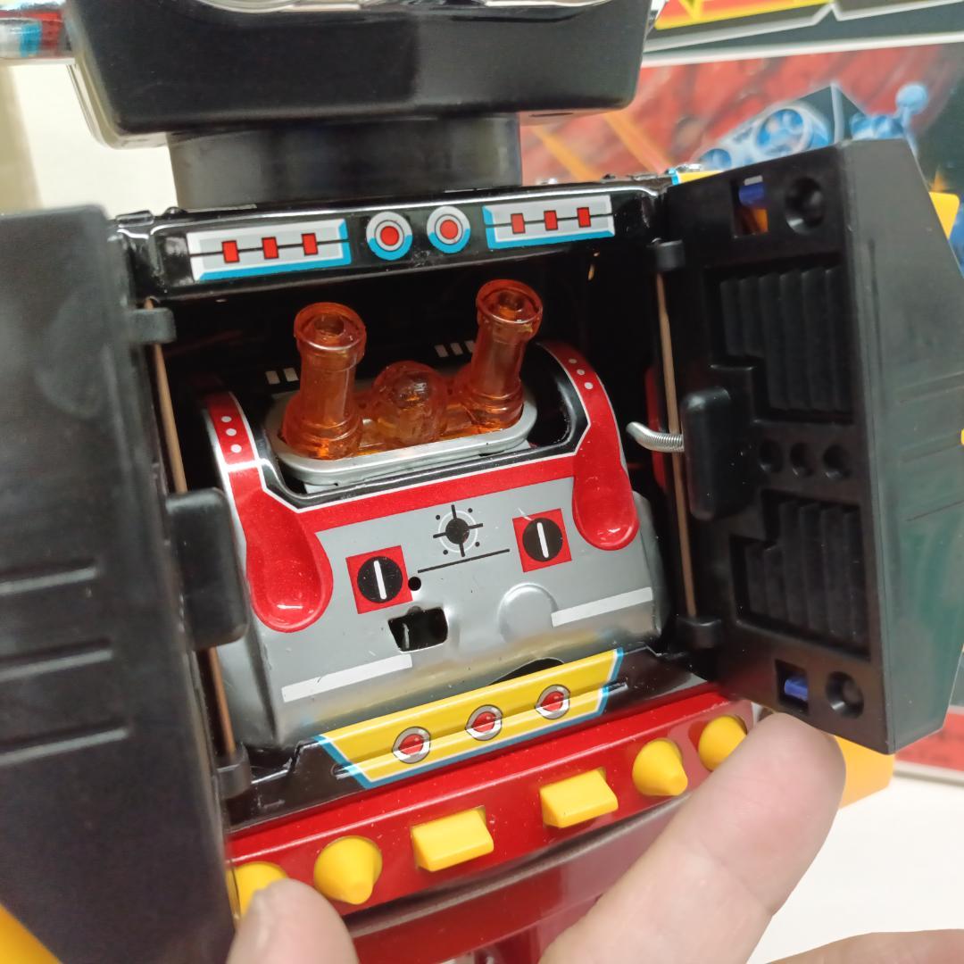 B33 デッドストック 当時物 堀川玩具 ブリキ ジャンボ 火星大王