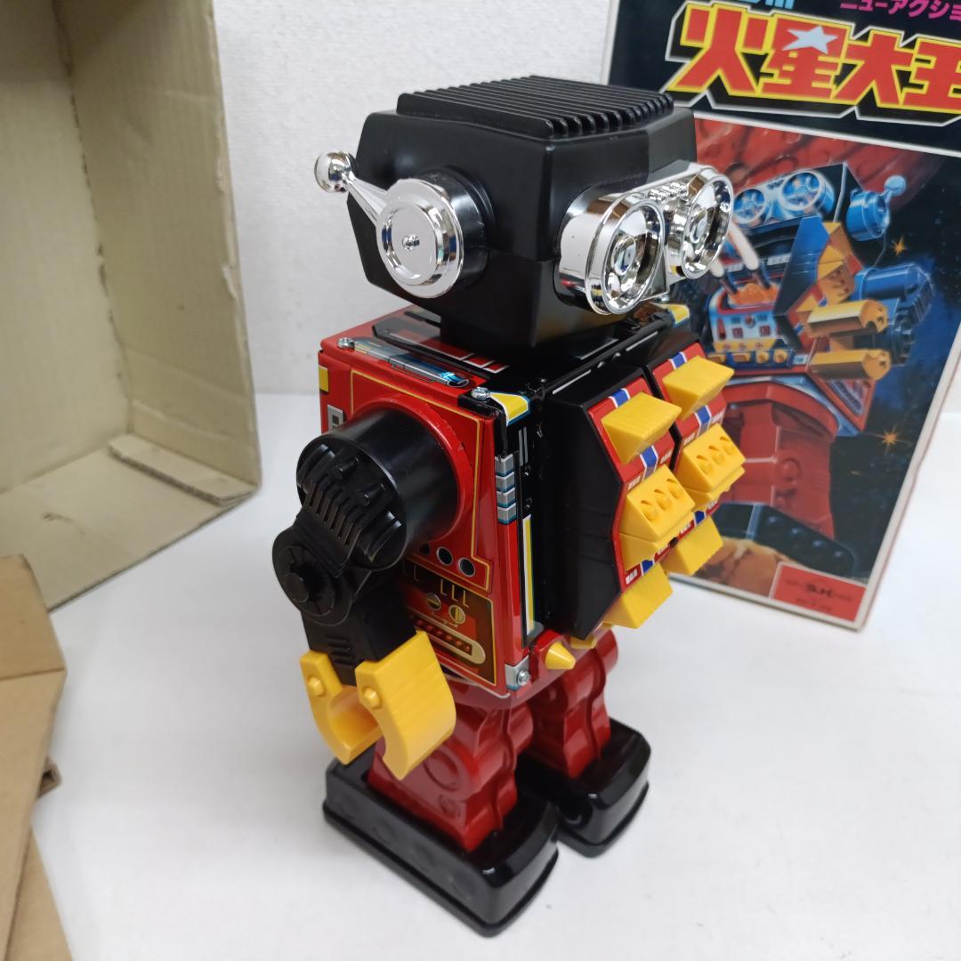 B33 デッドストック 当時物 堀川玩具 ブリキ ジャンボ 火星大王