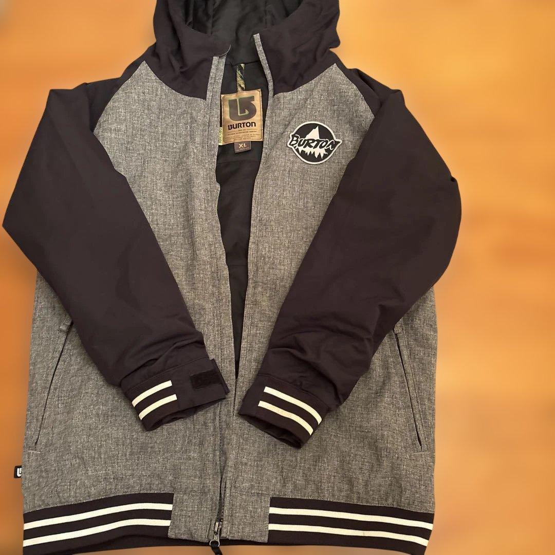 Burton フード付きジャケット XL グレー/ブラック　156-164