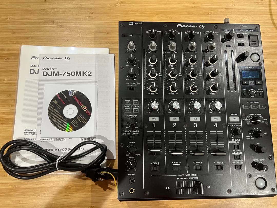 Pioneer DJM-750MK2 美品｜動作品・付属品完備・元箱あり