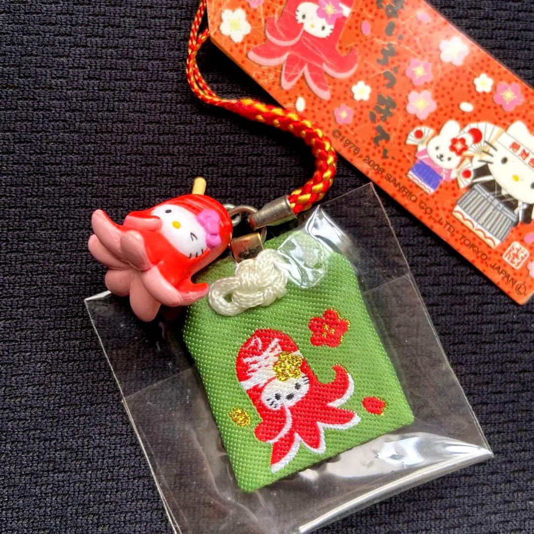激レアご当地キティお守り根付けウインナーストラップ絶対合格必勝winnerレトロ