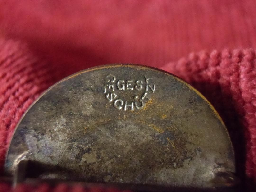 W帝政ドイツ軍/プロイセン王国＊１９１５鉄十字勲章１級ミニチュアブローチ（実物）